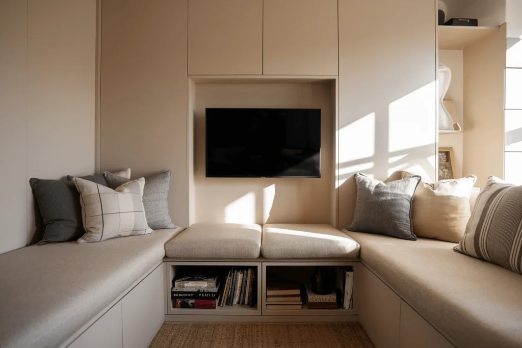 12 Creative Small Living Room Ideas with TV for Modern Homes