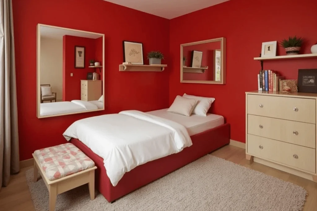 Bedroom Red Decorating Ideas