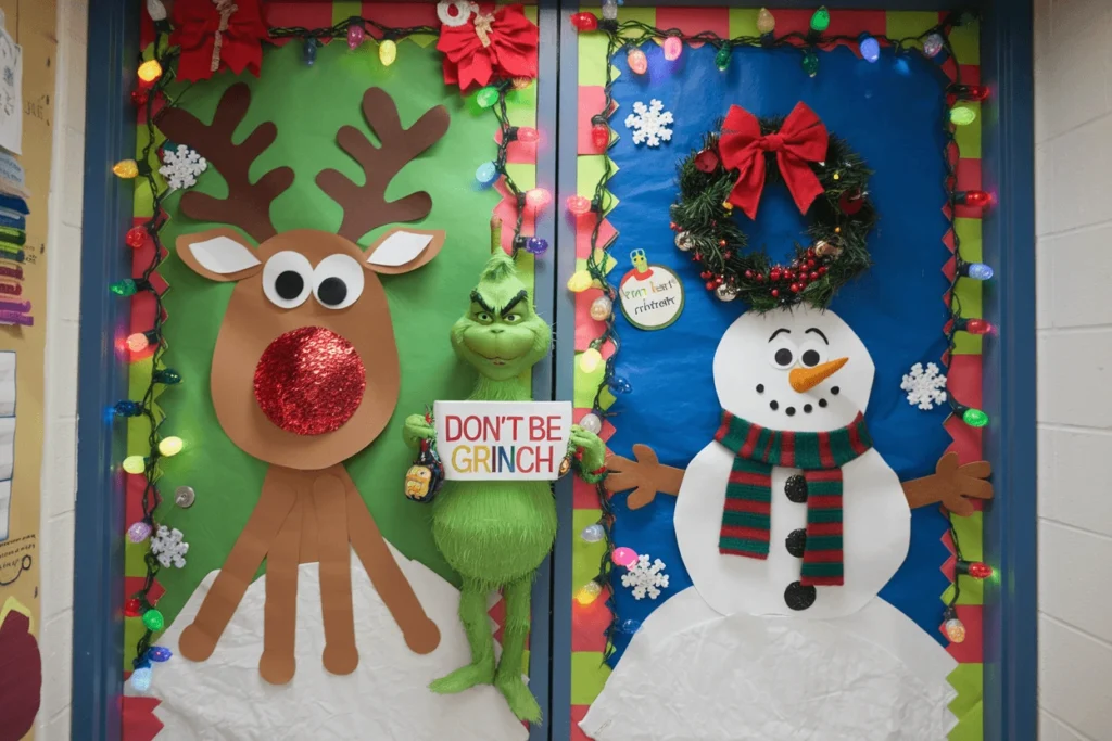 christmas classroom door decoration