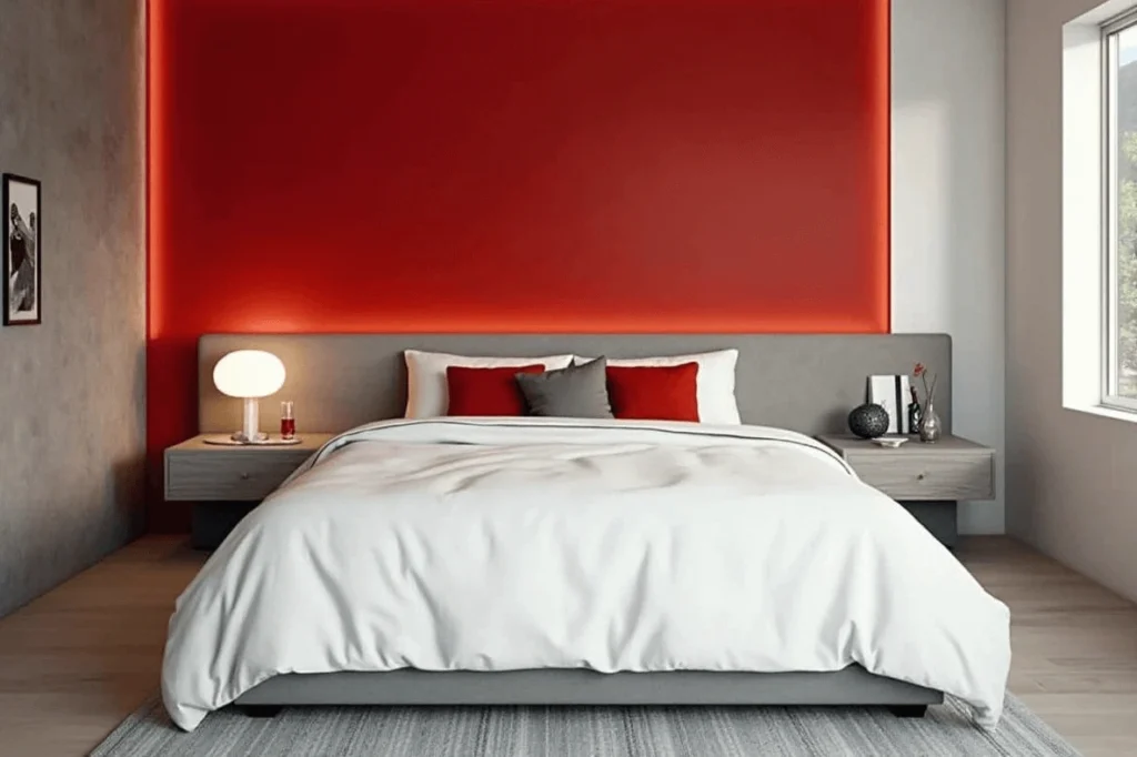 Bedroom Red Decorating Ideas