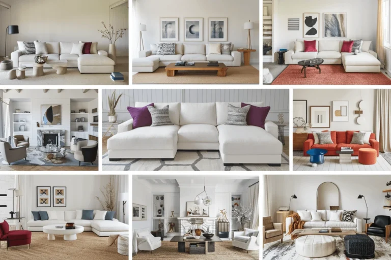 white sofa living room ideas