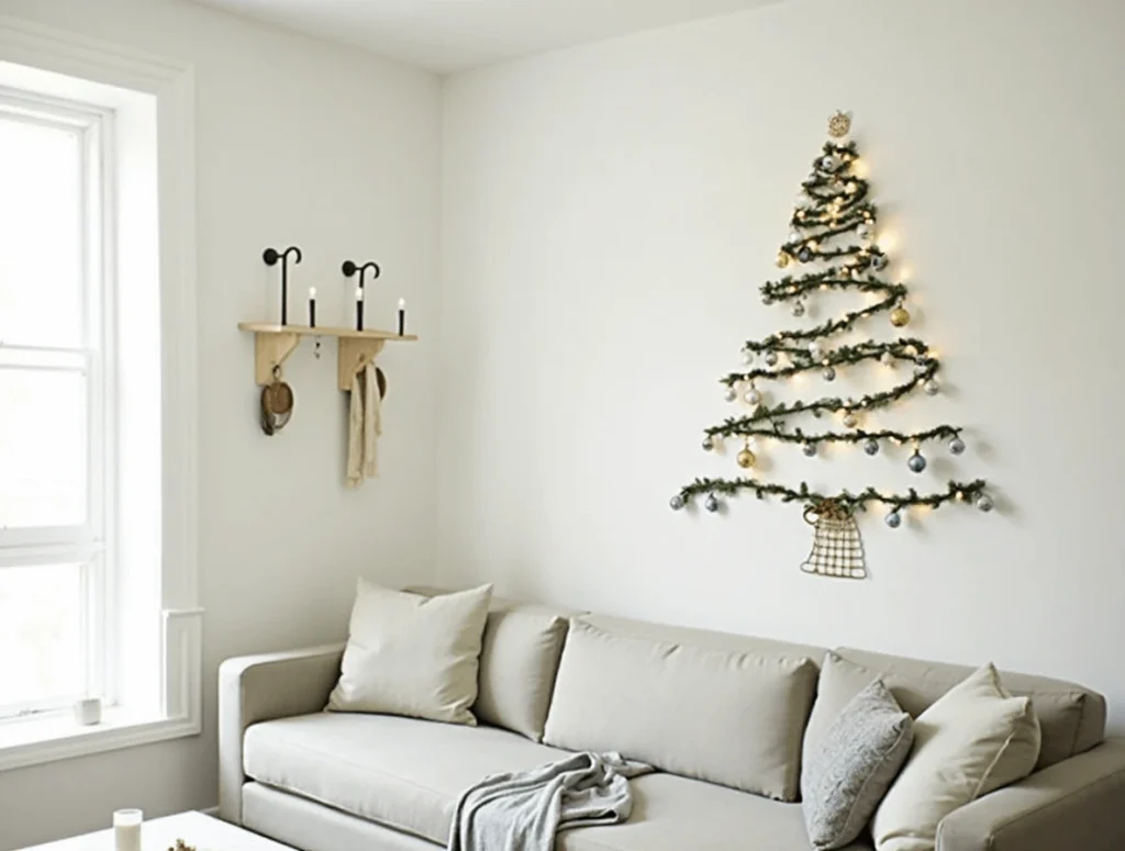 Wall-Mounted Christmas Tree