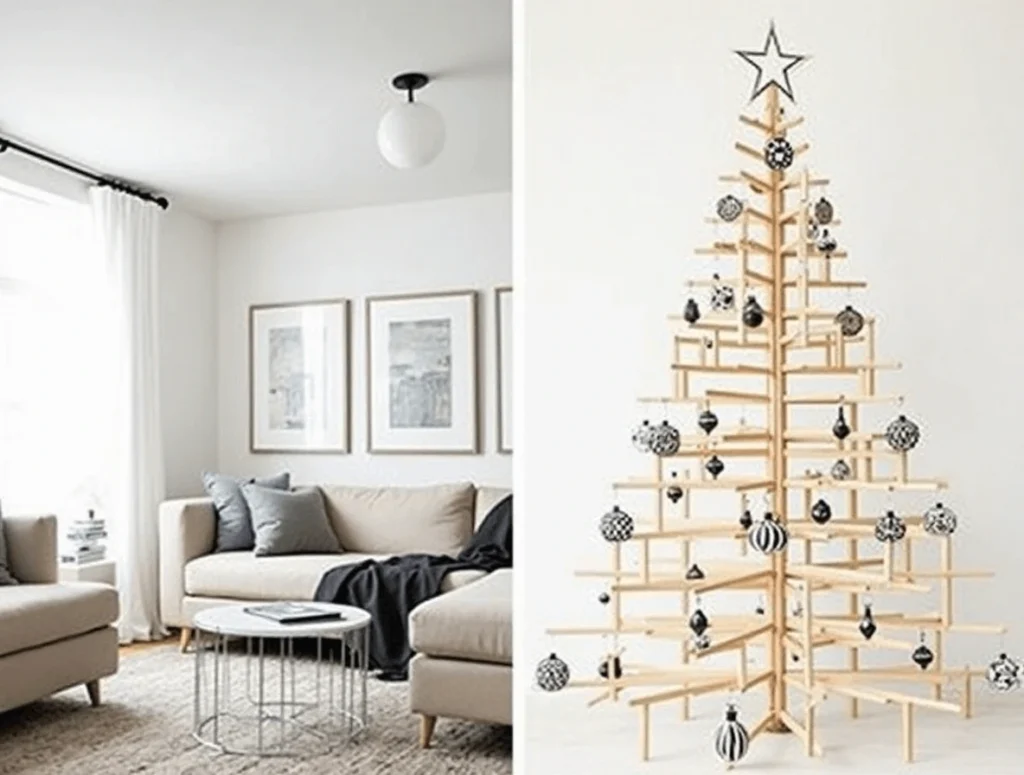 Wooden Dowel Christmas Tree