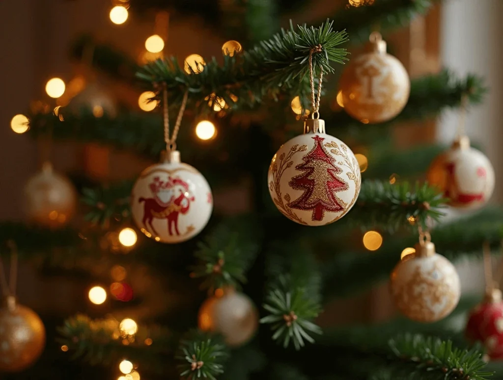 choose christmas tree ornaments