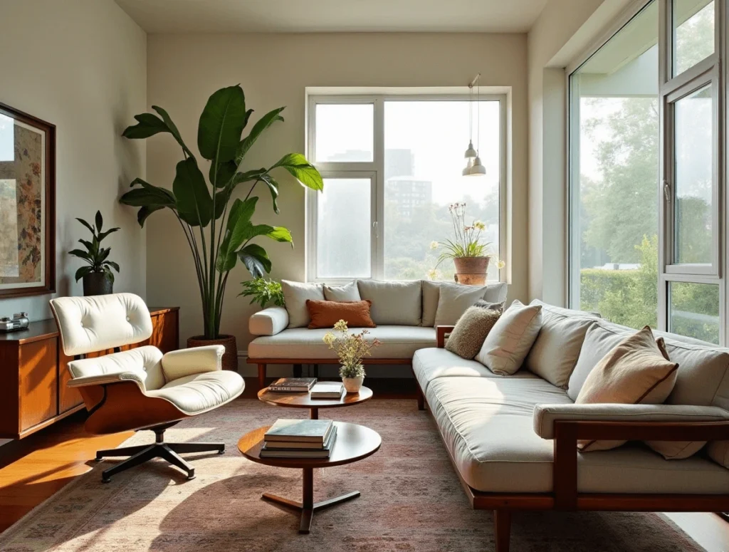 mid century modern living room ideas