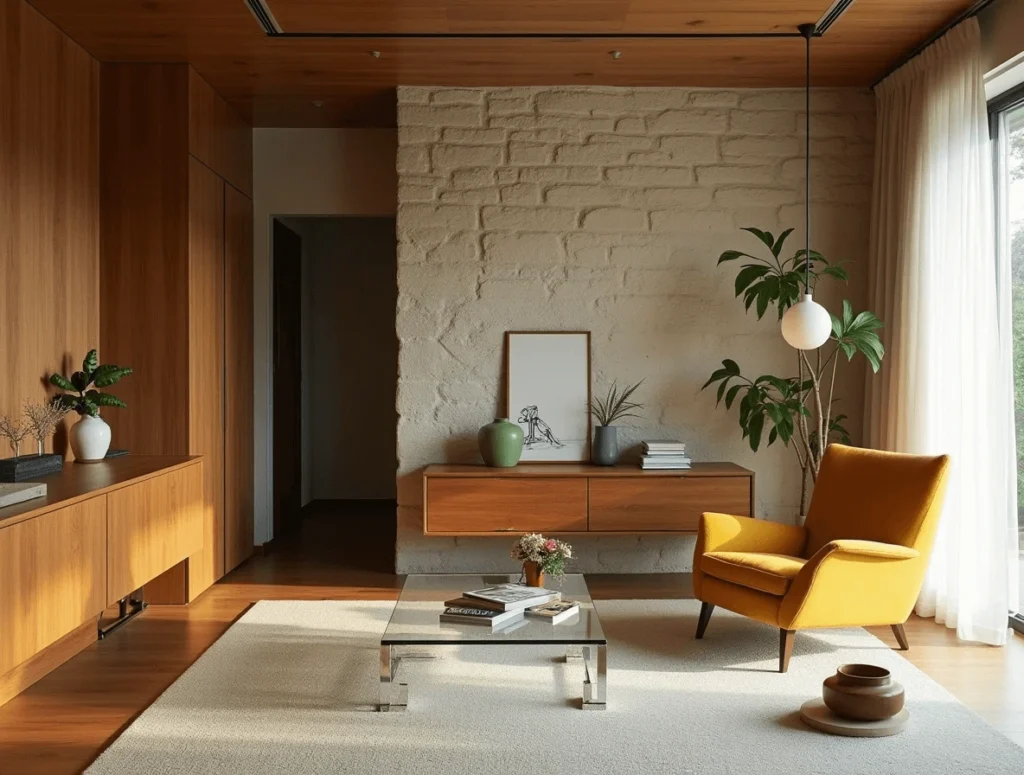 mid century modern living room ideas