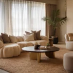 modern cream living room ideas