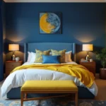 bedroom decorating ideas blue and yellow