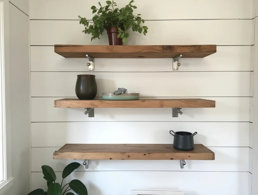 Floating Shelves for Style and Functionality