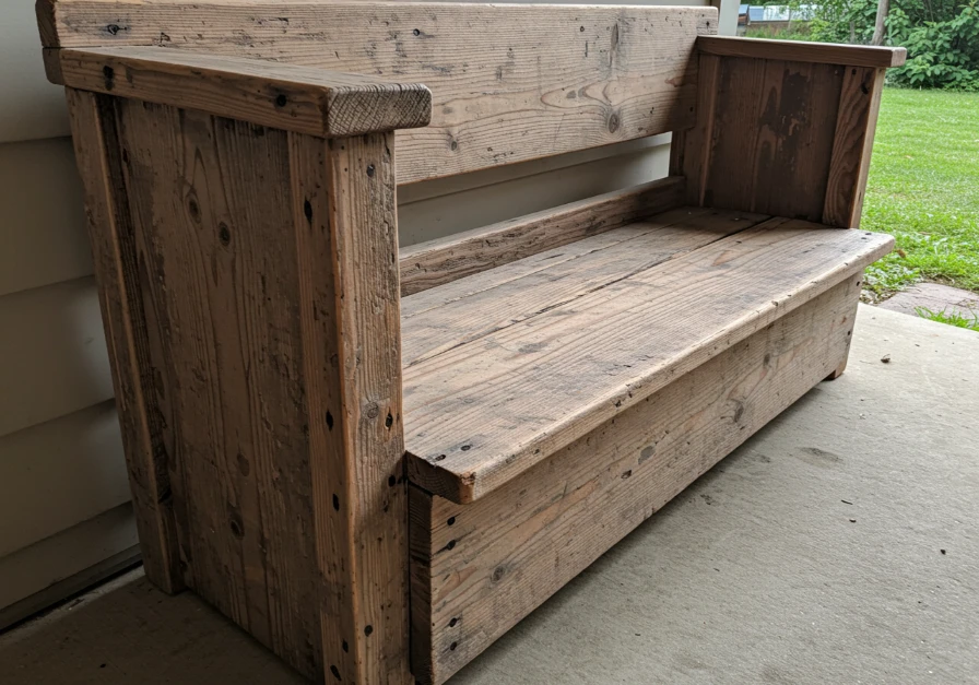 Rustic Entryway Bench