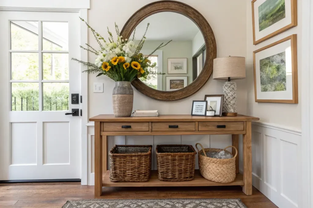 Decorative Elements in an Entryway