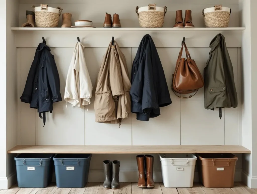 Seasonal Entryway Organization