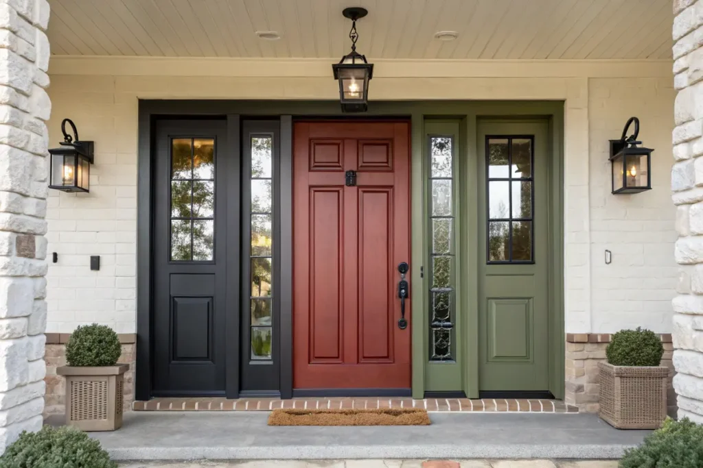 Statement Front Door Design