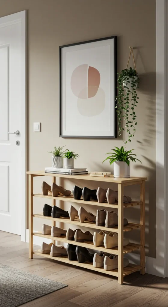 10 Home Entrance Shoe Storage Ideas For Every Style Decorative Shoe Racks