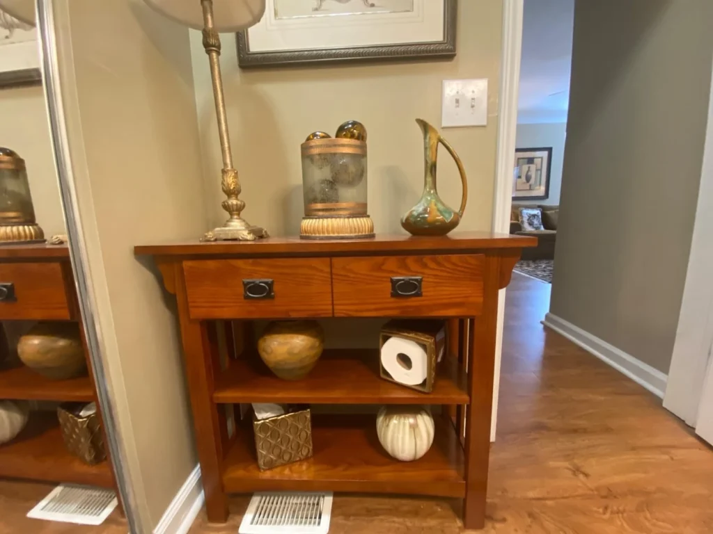 7 Stunning Wood Furniture Pieces to Elevate Your Space Leick Home 8261 Mission Bookcase Console Table