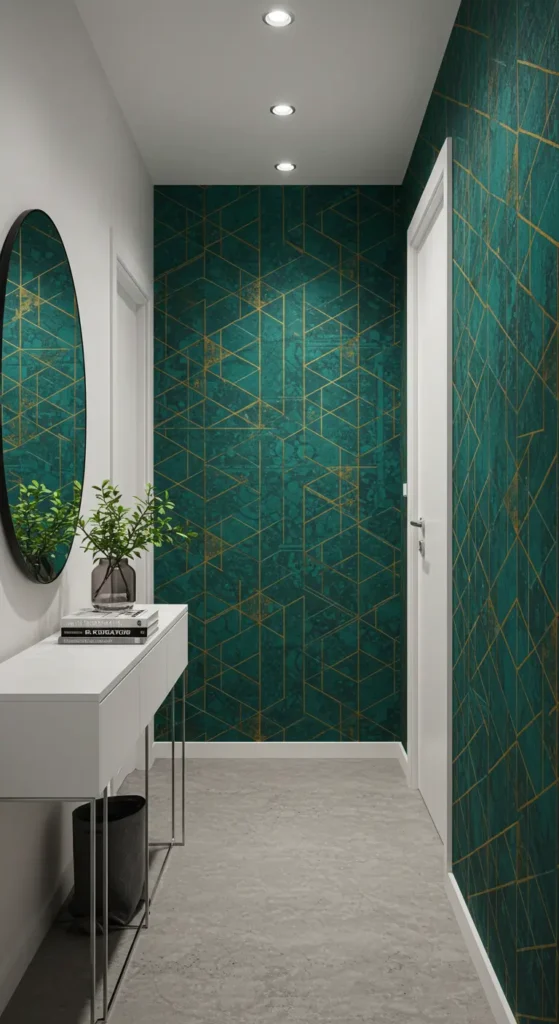 16 Narrow Entryway Ideas to Transform Your Space Play with Patterns