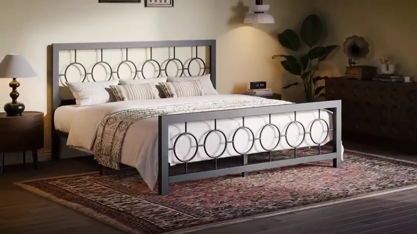 8 Best Vintage Furniture Picks to Elevate Your Home Décor SHA CERLIN Queen Size Metal Bed Frame