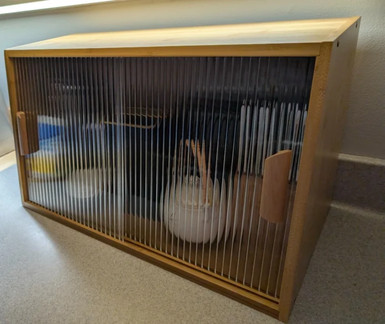 Bamboo Wall-Mounted Sideboard