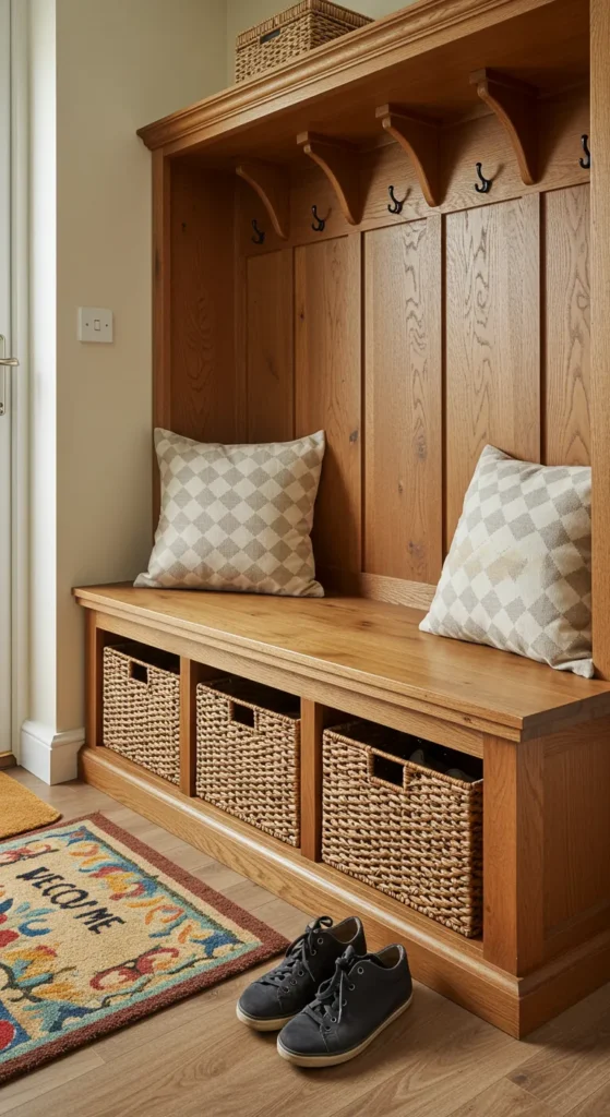 10 Home Entrance Shoe Storage Ideas For Every Style Under-Bench Storage