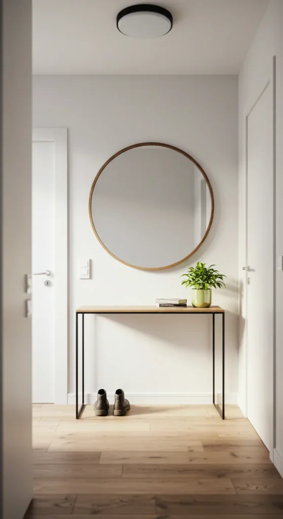 7 Functional Entryway Ideas for Your Apartment Use Mirrors to Enhance Light and Space