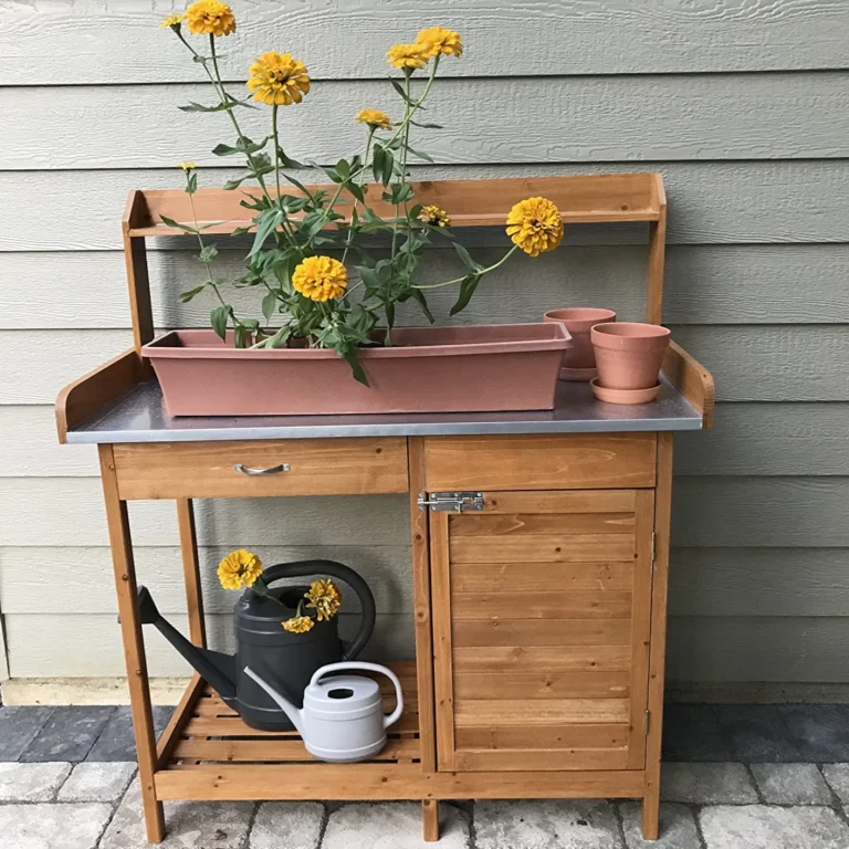Yaheetech Outdoor Garden Potting Bench Table