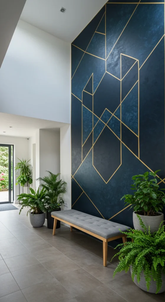 10 Beautiful House Entrance Design Ideas Artistic Wall Accents