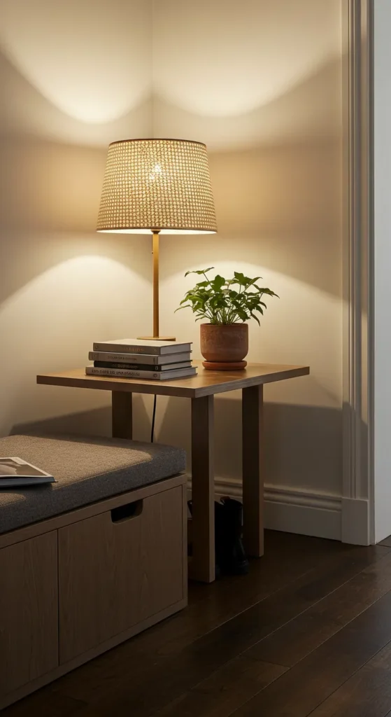 12 Stylish Entryway Benches to Elevate Your Entrance Design Bench with Side Tables