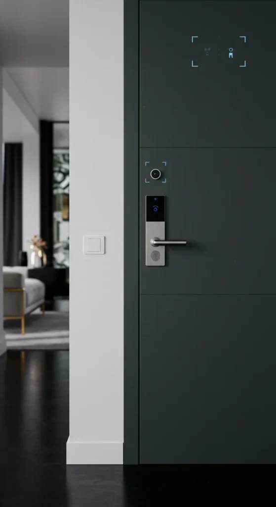 10 Stylish Safety Door Designs for Modern Entrances Biometric Entry Systems