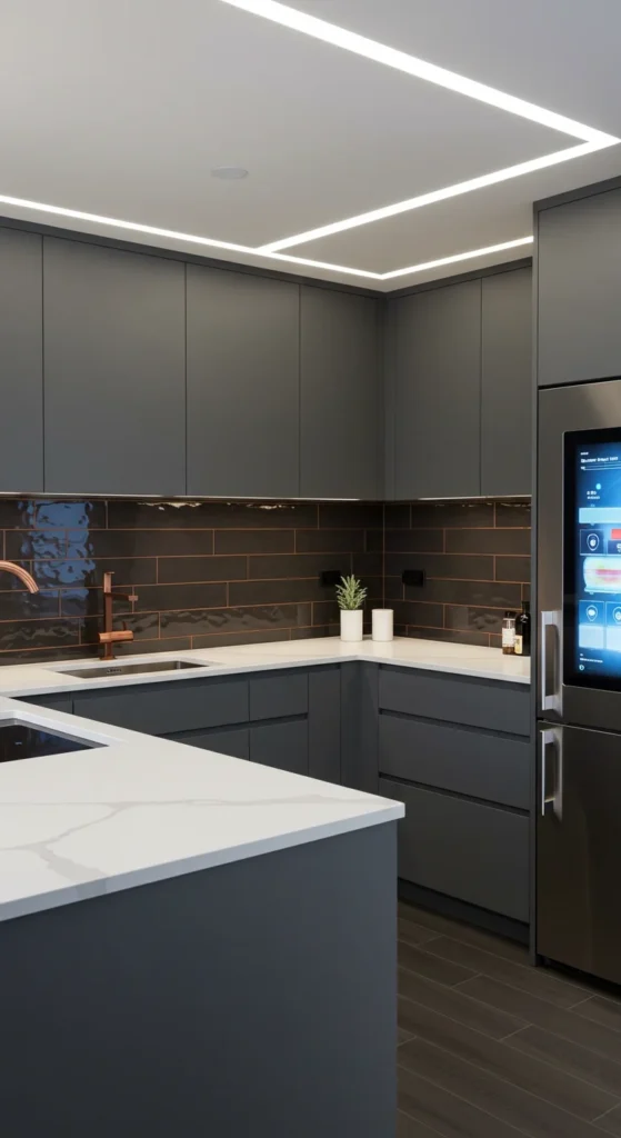 10 Stunning Bloxburg Kitchen Ideas to Inspire You Bloxburg smart kitchen with high-tech appliances