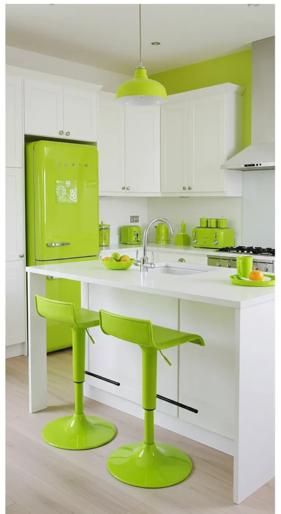 7 Stylish Green Kitchen Ideas for a Fresh Look Bold Lime Green Highlights