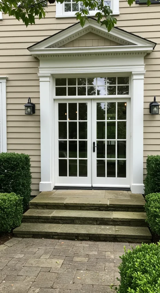 10 Double Door Entrance Ideas to Boost Your Home's Curb Appeal Classic French Doors