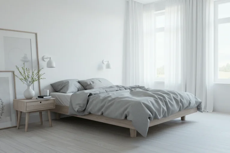 Collage of six unique bedroom design ideas in one image
