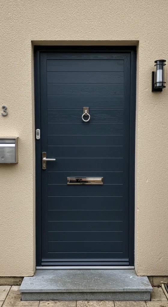 9 Elegant Modern Teak Wood Main Door Design Entrance Color-Stained Teak Door