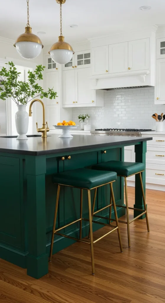 8 Creative Kitchen Island Designs You'll Love Colorful Accents kitchen