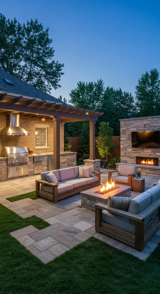 6 Stylish Outdoor Kitchen Ideas for Backyard Fun Consider a Multi-Functional Layout