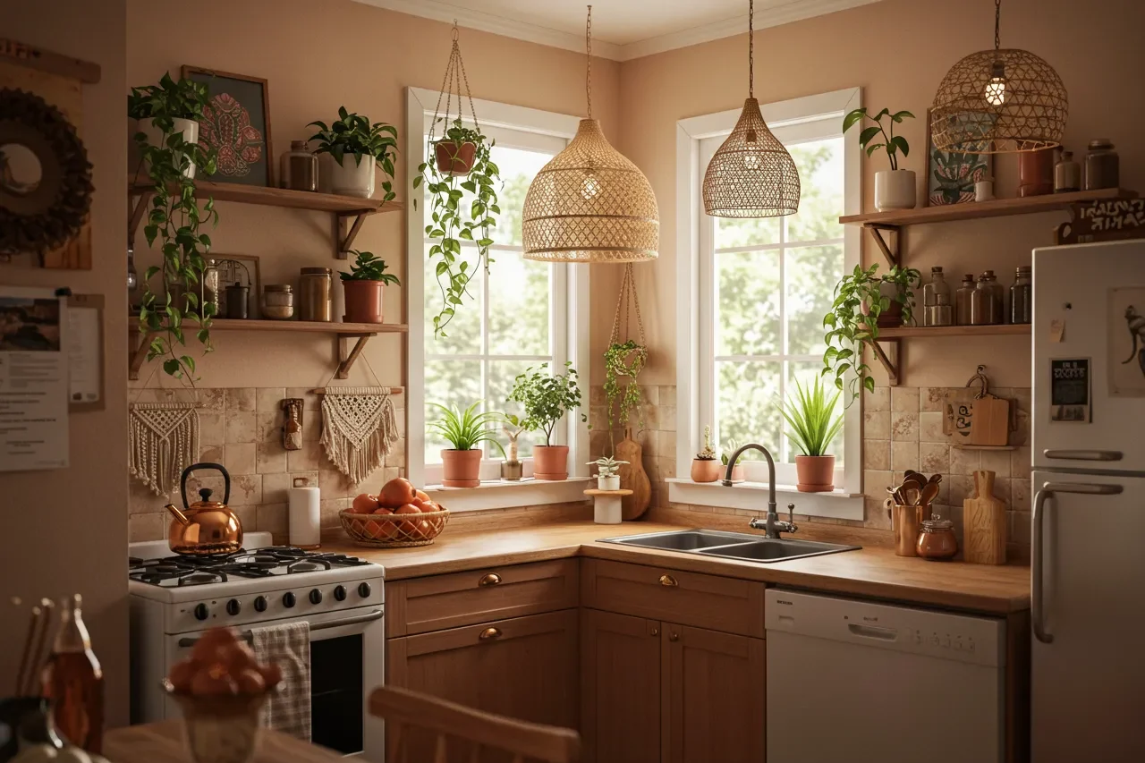 9 Beautiful Boho Kitchen Ideas You Need To Try - homly design
