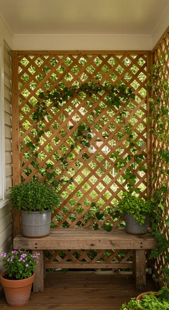 9 Small Front Porch Ideas Entrance Create a DIY Privacy Screen
