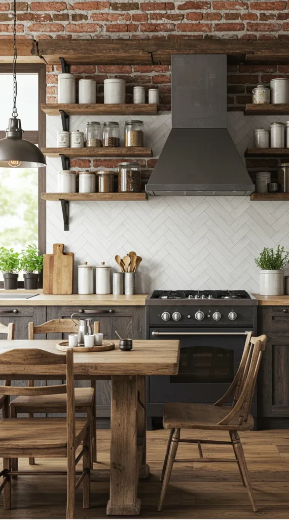 6 Best Cost-Effective Modular Kitchen Design Ideas DIY white backsplash with reclaimed accents in a modern kitchen