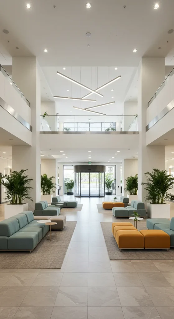 8 Stunning Entrance Lobby Design Upgrades Embrace Open Space with Smart Layouts