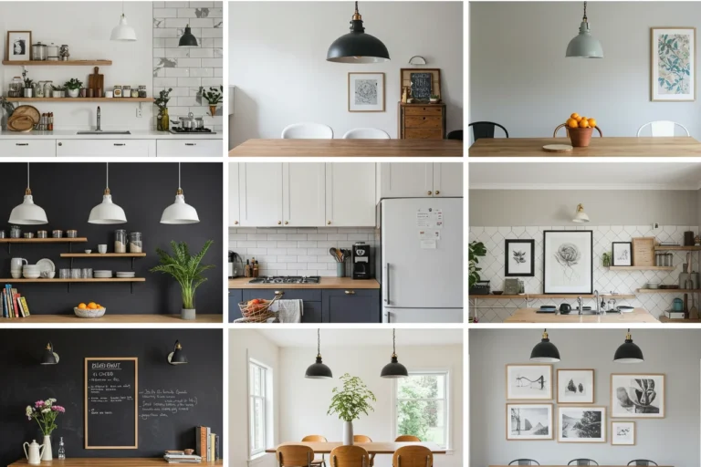 Featured image showing 8 kitchen accent wall styles in one design