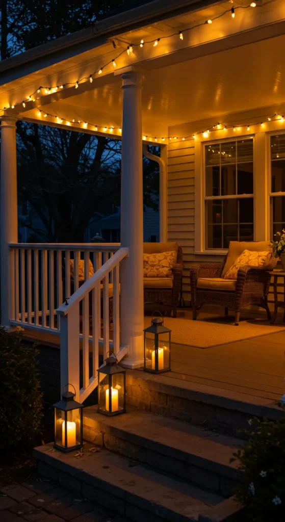 9 Small Front Porch Ideas Entrance Install a Simple Welcome Mat