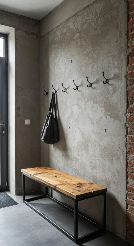 12 Stylish Entryway Benches to Elevate Your Entrance Design Industrial Style Bench