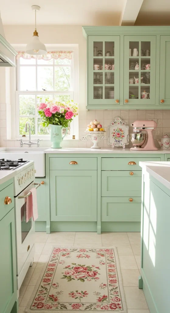 8 Small Cottage Kitchen Ideas to Love Light pastel colors make this small cottage kitchen feel bright