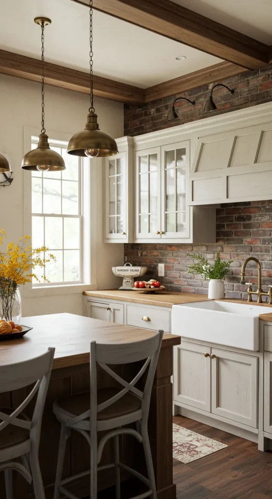 6 Luxury Kitchen Ideas to Elevate Your Dream Space Modern farmhouse kitchen with rustic wood and apron sink
