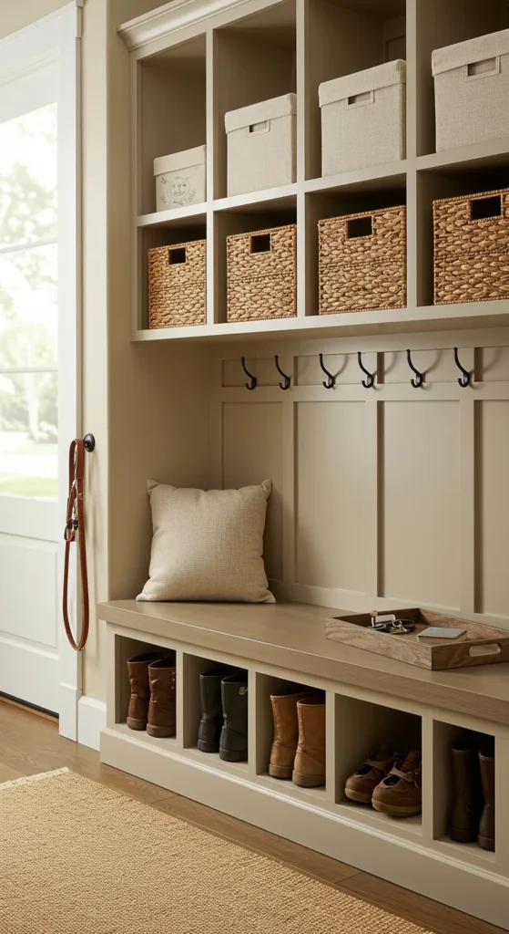 12 Stylish Entryway Benches to Elevate Your Entrance Design Multi-Functional Bench