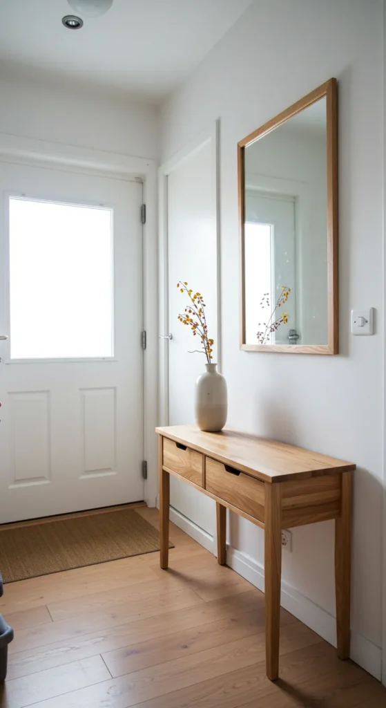 12 Stylish Entryway Benches to Elevate Your Entrance Design Narrow Console Bench