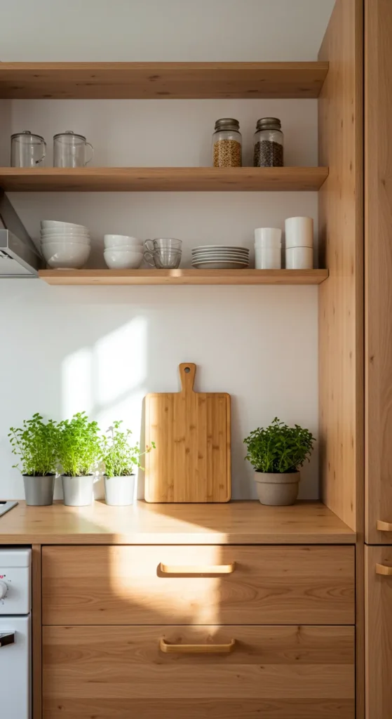 8 Minimalist Small Kitchen Ideas for a Pared-Back Design Natural Elements