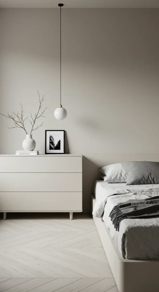 7 Bedroom Inspirations for Better Sleep and Relaxation Neat bedroom with hidden storage and clutter-free design