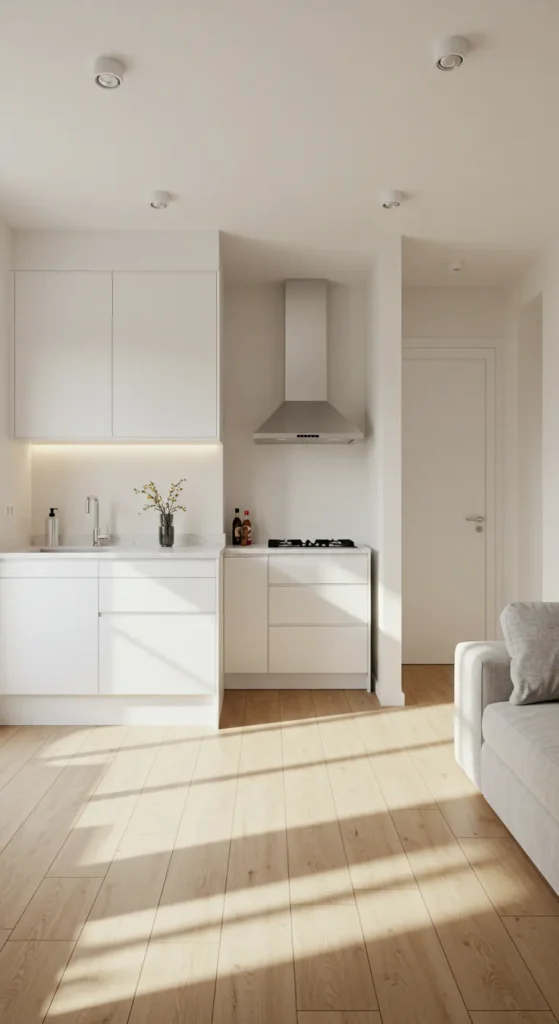 8 Minimalist Small Kitchen Ideas for a Pared-Back Design Open Layout