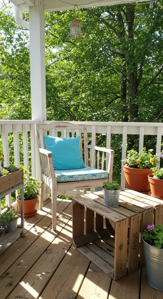 9 Small Front Porch Ideas Entrance Repurpose Old Furniture